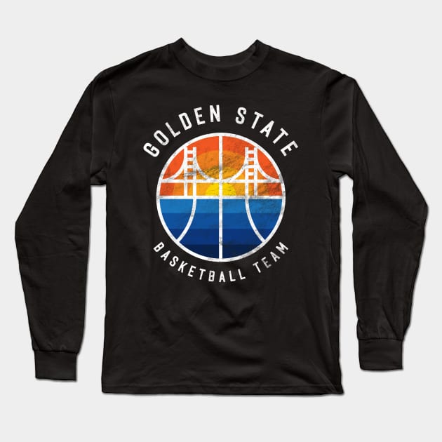 Golden State Bridge, Warriors Oakland fan gift Long Sleeve T-Shirt by BooTeeQue